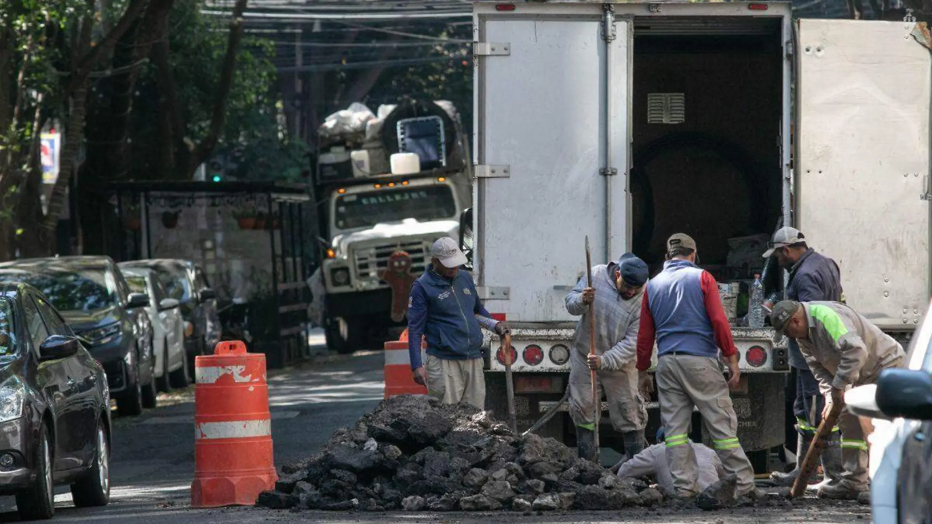 Trabajadores de la construcción 